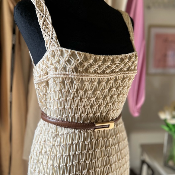 NWT Hand Crochet Massimo Dutti dress - Picture 3 of 11